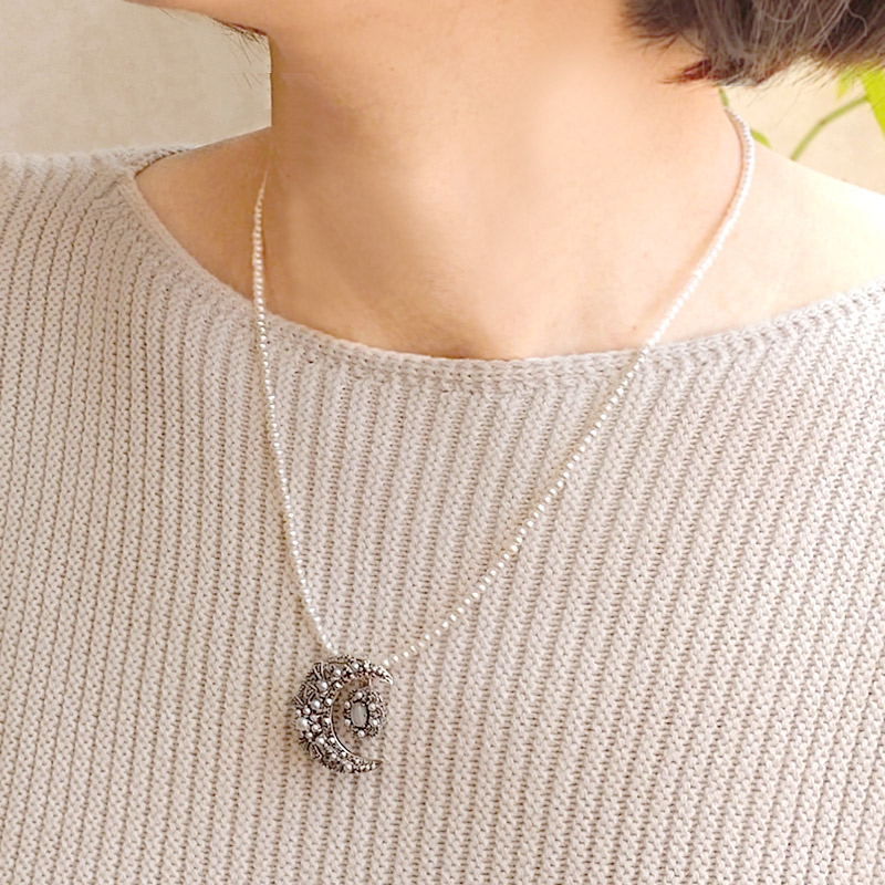 楽天市場】【スーパーセールクーポン有】【碌山】 シルバー ムーン