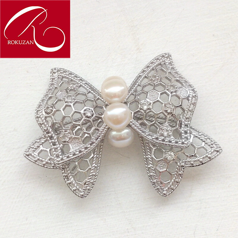 楽天市場】【スーパーセールクーポン有】【碌山】 シルバー 淡水パール