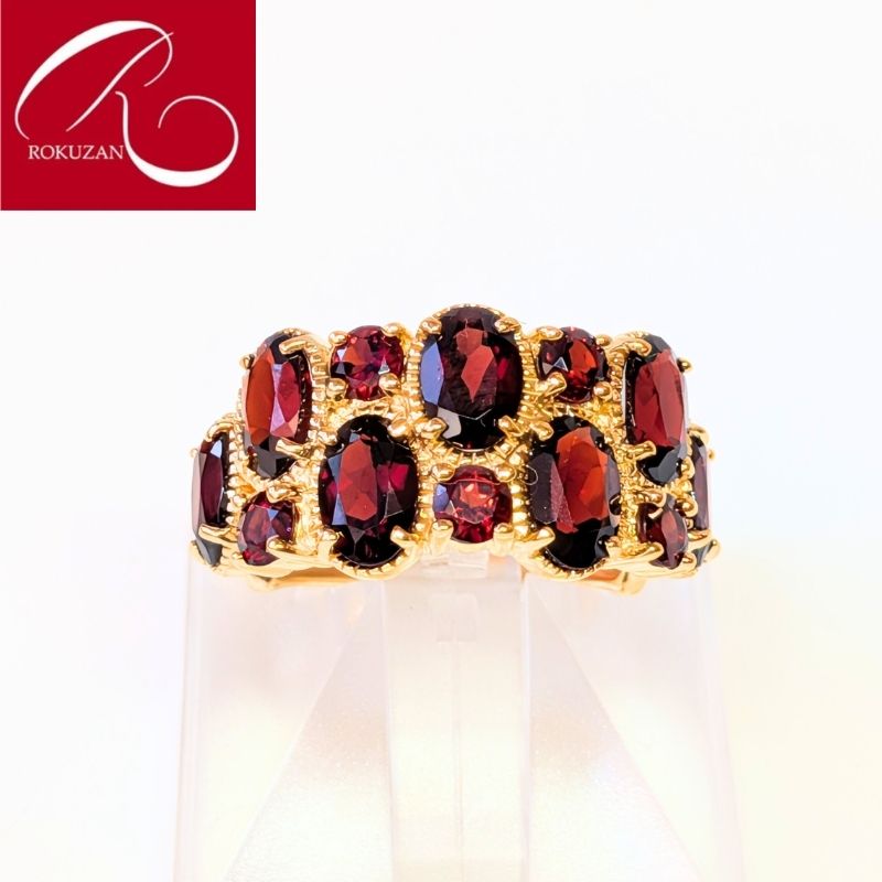 楽天市場】【碌山】シルバー ガーネット リング碌山 Rokuzan ロクザン