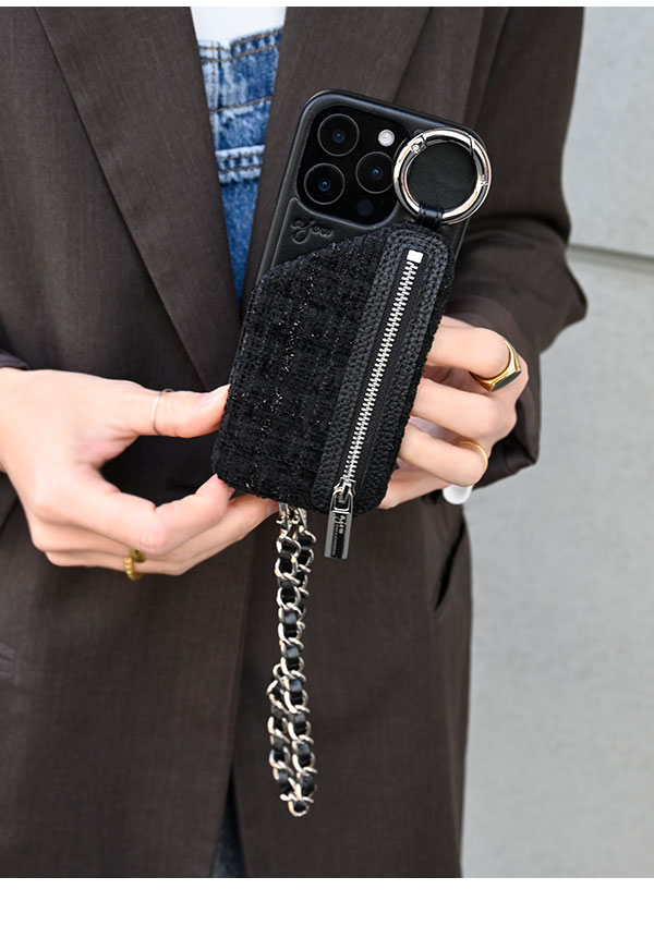 楽天市場】【即納】【iPhone対応】 エジュー ajew tweed cadenas