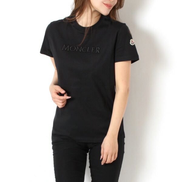 楽天市場】25SSモデルモンクレール MONCLER レディース ロゴ刺しゅう T