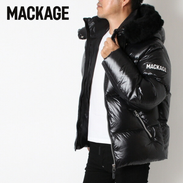 楽天市場】マッカージュ MACKAGE メンズ KENT-ZSH リアルファー ダウン