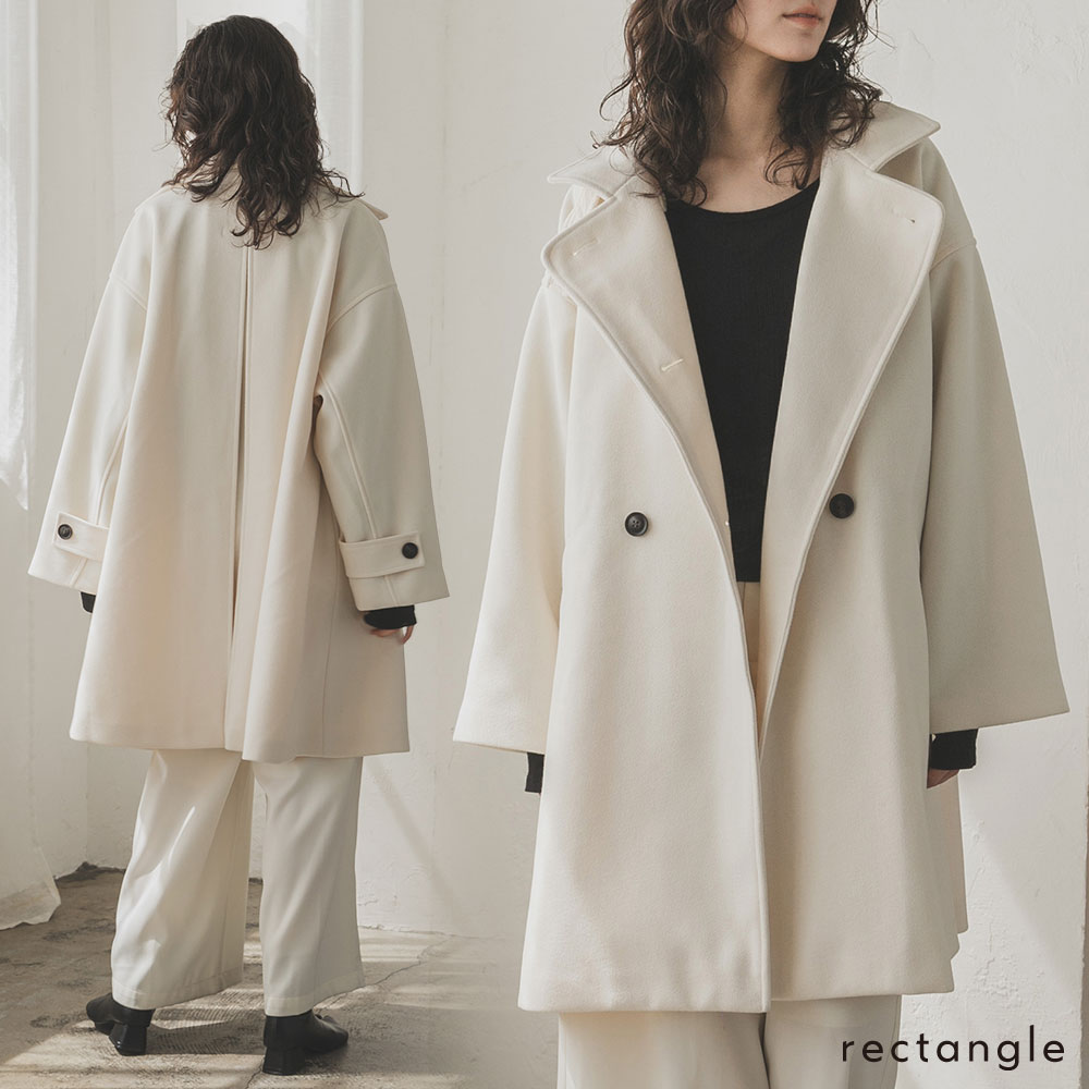 楽天市場】【FINALSALE】スタンドカラーミドルフレアコート レディース