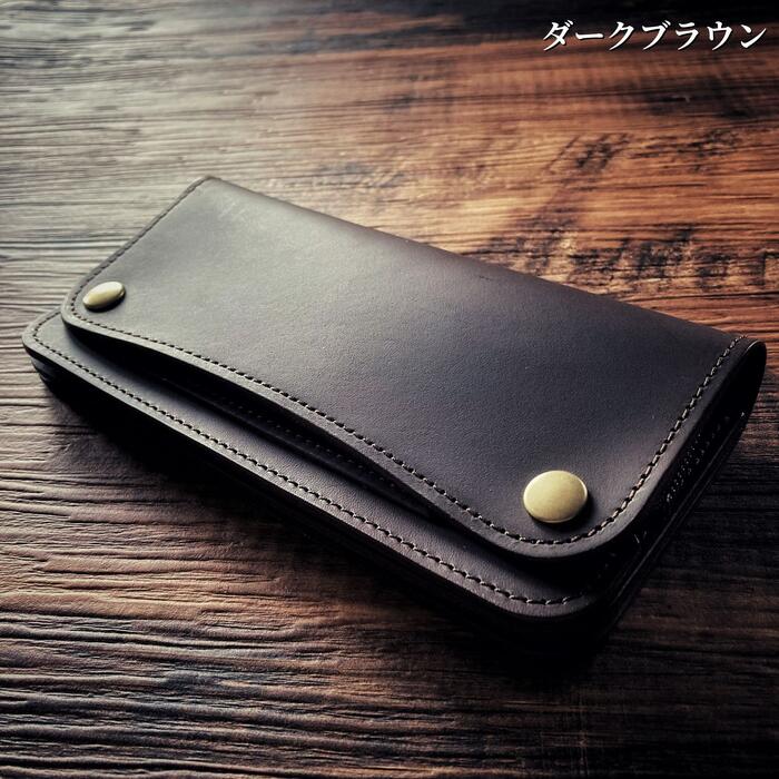楽天市場】トラッカーウォレット ヌメ革 日本製 本革 長財布 メンズ 二