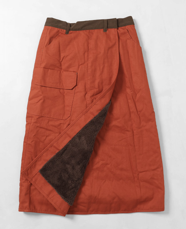 楽天市場】【ブランド直営】 2WAY 裏ボア HINOKO 巻スカート ボトムス