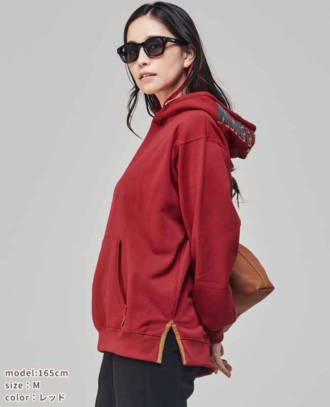 楽天市場】【ブランド直営】 サガラ 刺繍 裏起毛 パーカー フード ロゴ