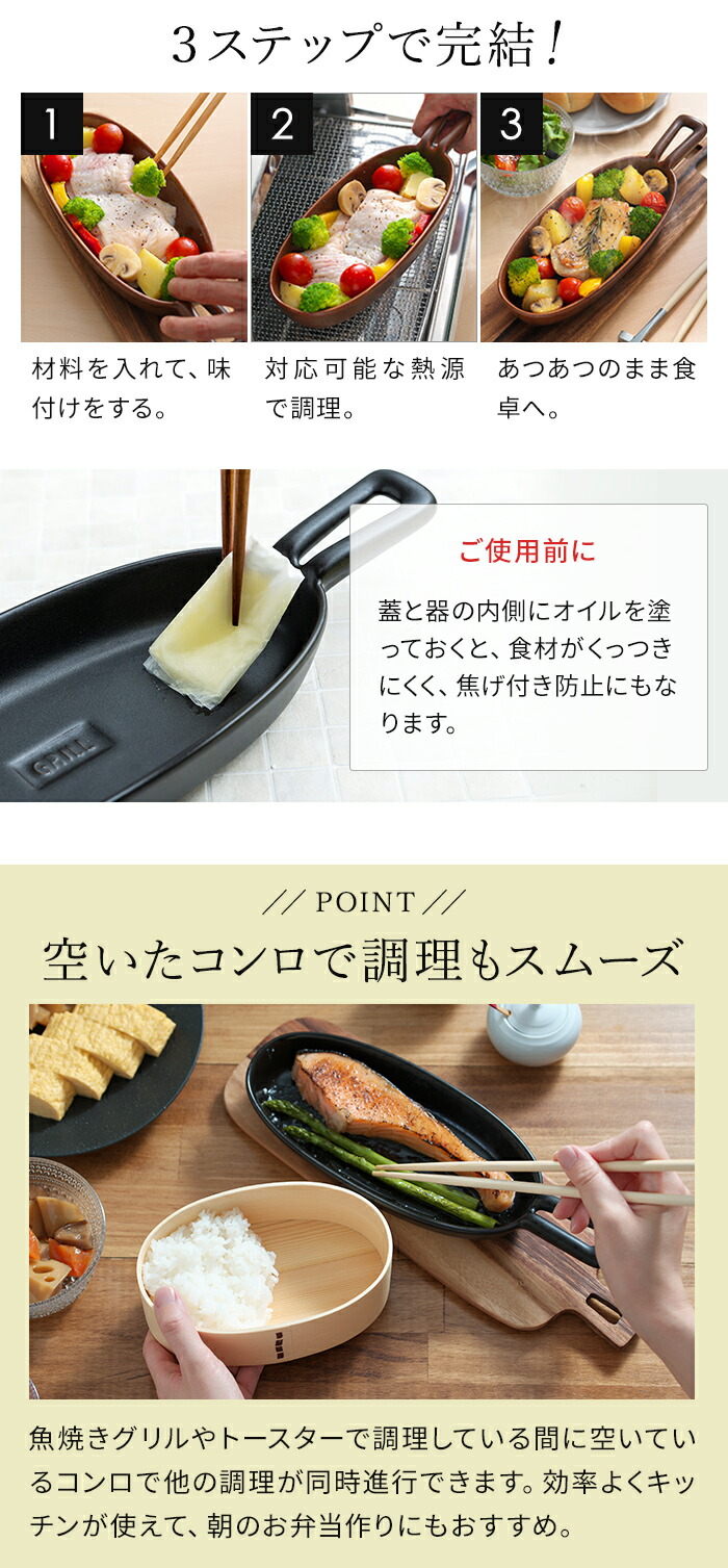 楽天市場】【楽天1位】 グリルプレート ハンディ ウッドボードセット