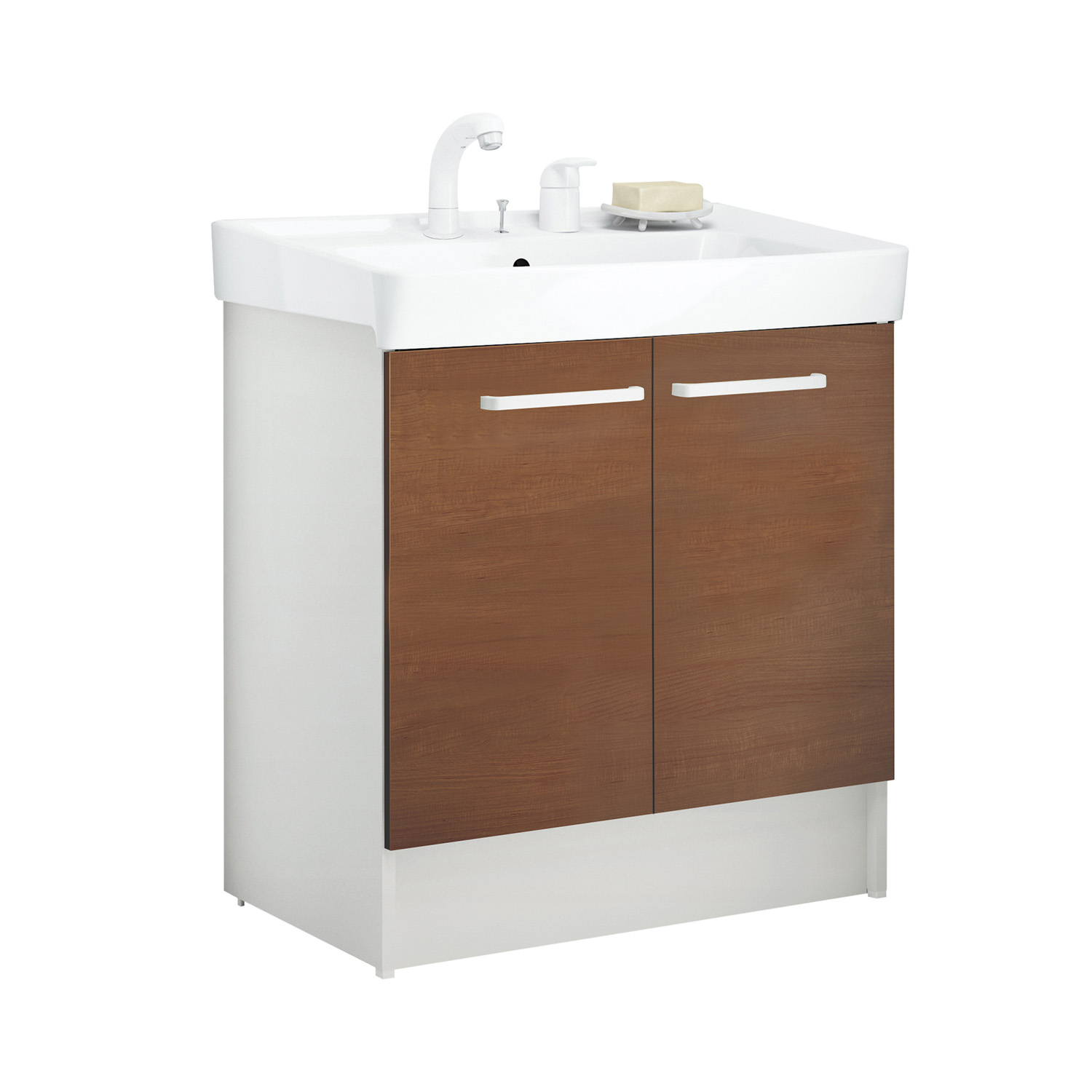 楽天市場】洗面化粧台 D7シリーズ 幅75cm 両開きタイプ シングルレバー