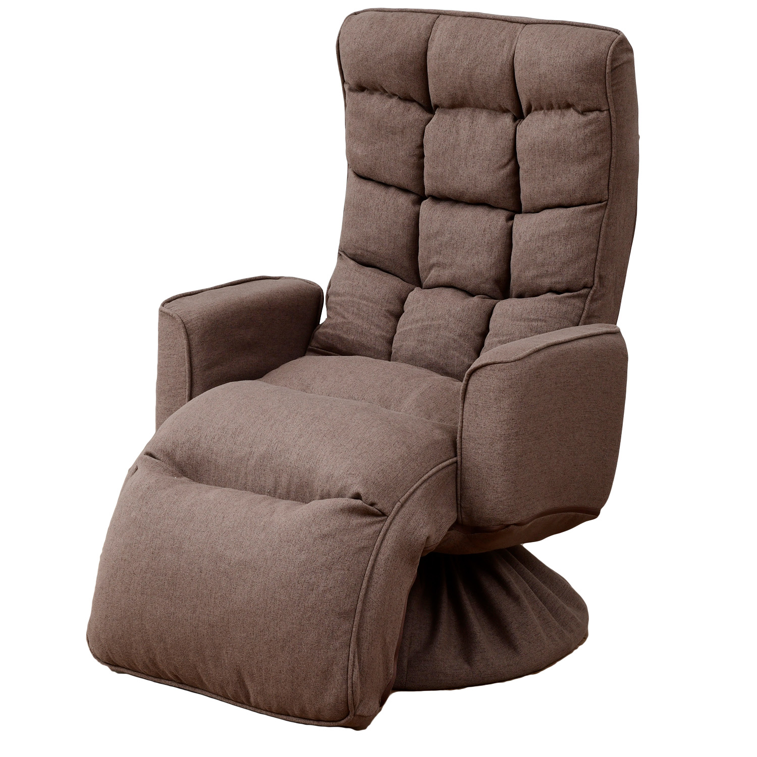 楽天市場】高座椅子 オットマン付き 回転 肘付き 座椅子 組立不要 すぐ