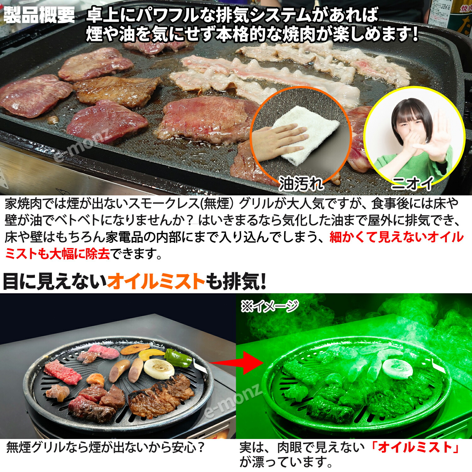 楽天市場】[当社製品保証1年！インボイス対応！] 卓上パワー 排気