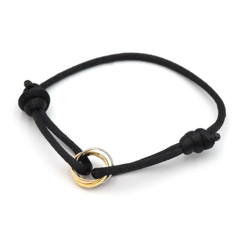 楽天市場】[返品OK]カルティエ トリニティコードブレスレット K18YG