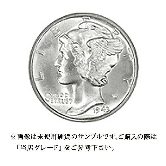 楽天市場】【当店グレード：E】 銀貨 マーキュリーダイム硬貨 1916年