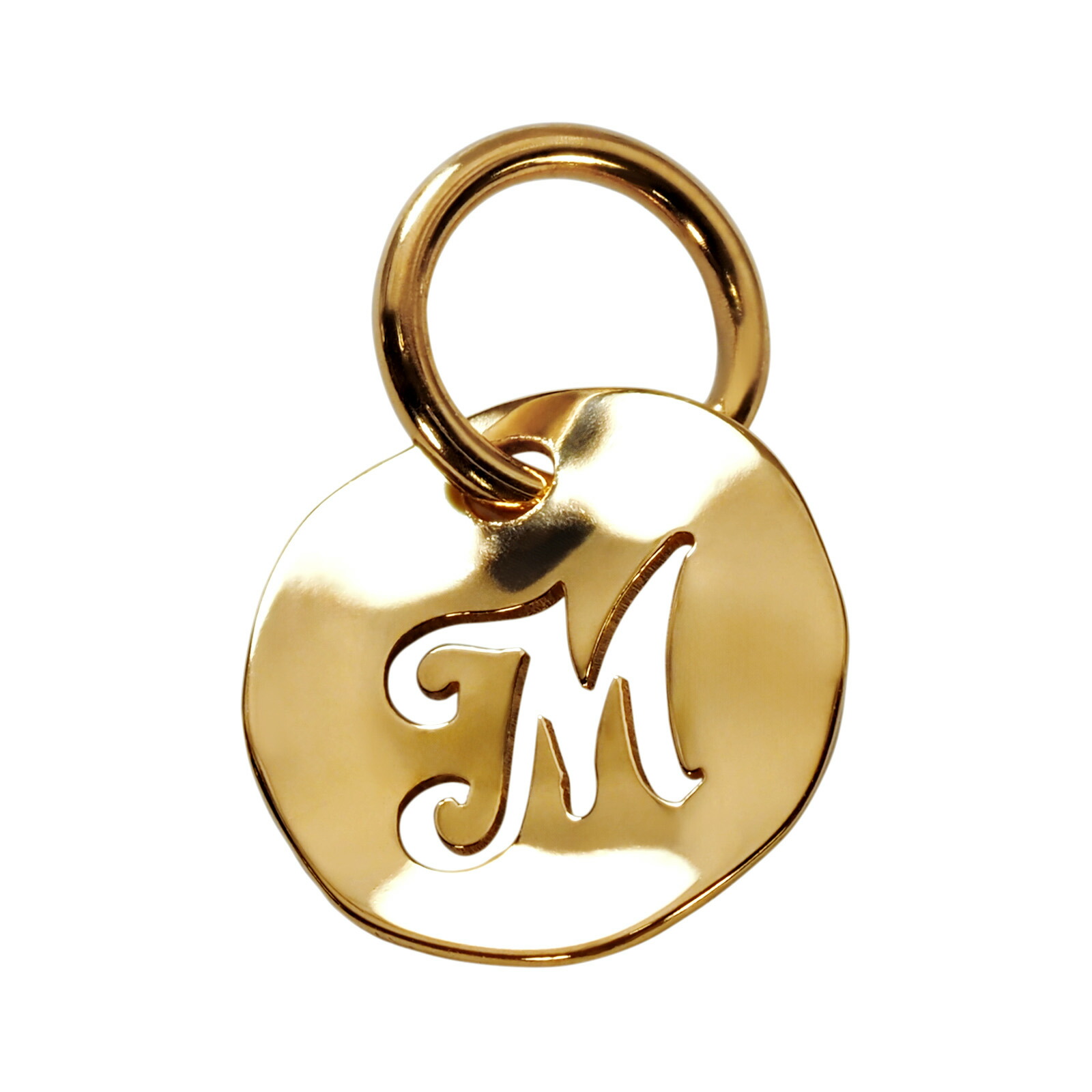 楽天市場】ペンダントトップ 18金 イエローゴールド M ラウンド型