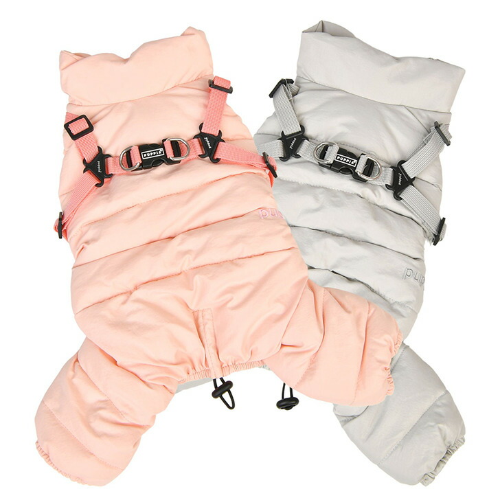 楽天市場】犬 服 ハーネス一体型防寒ジャンパー パステルカラー