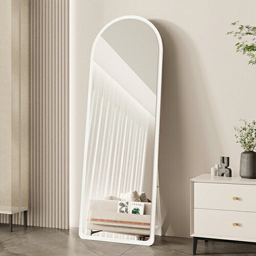 楽天市場】スタンドミラー 全身鏡 2WAY 壁掛け 天然木 アンティーク風