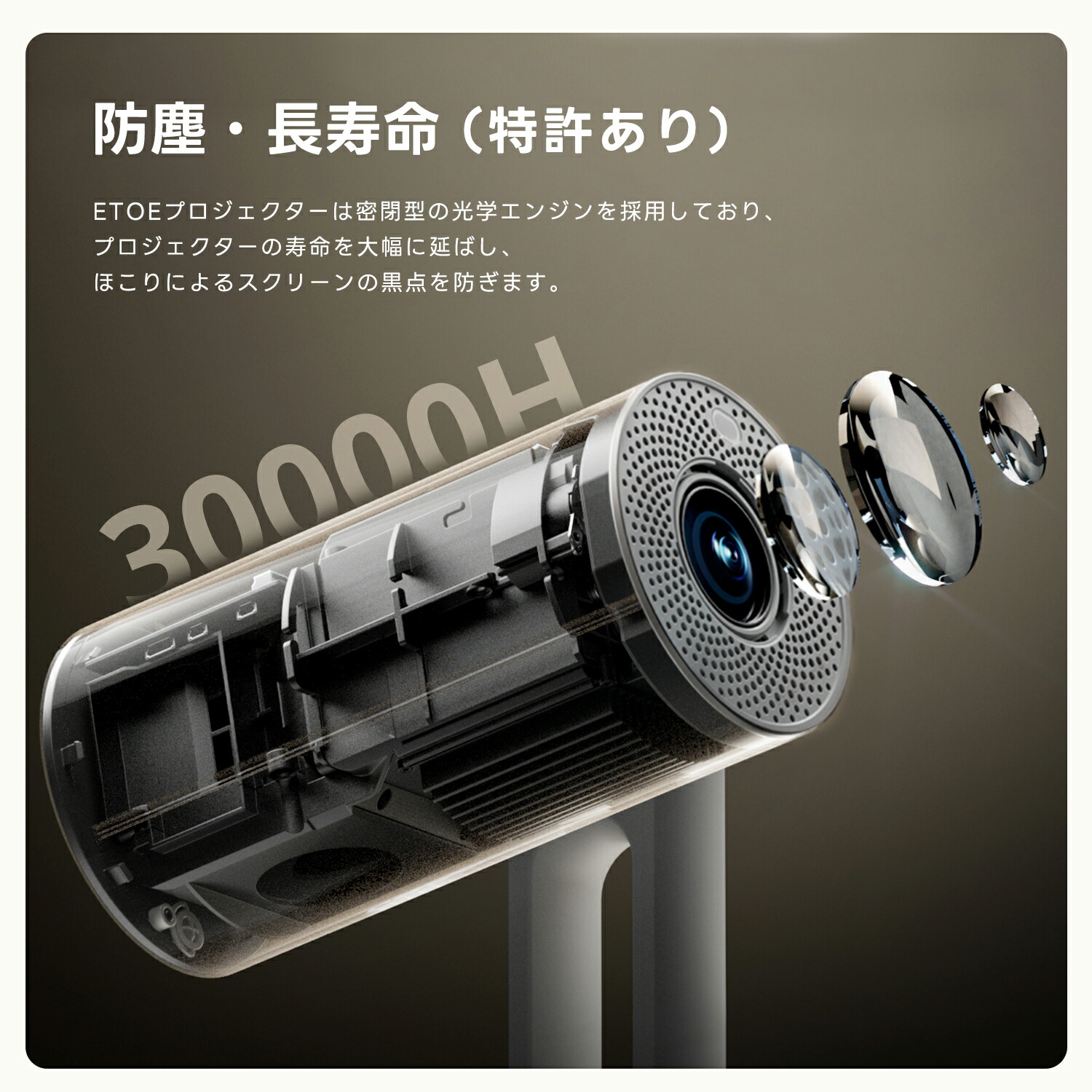 楽天市場】【楽天SS限定価格!12,000円クーポン】ETOE プロジェクター