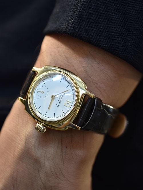 楽天市場】VAGUE WATCH Coussin 12 クロコダイル GOLD/D BROWNヴォ—グ