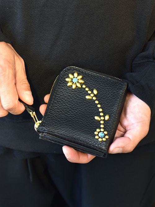 楽天市場】CROSSED ARROWS アリゾナレザー L字 スタッズウォレット