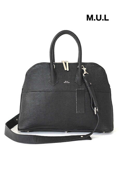 楽天市場】M.U.L (エムユーエル）ラウンドショルダーバッグ リザード型