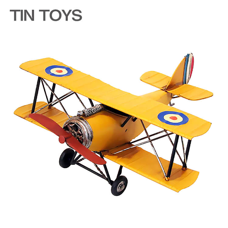 楽天市場】【送料無料】ブリキのおもちゃ 飛行機 airplane 置物