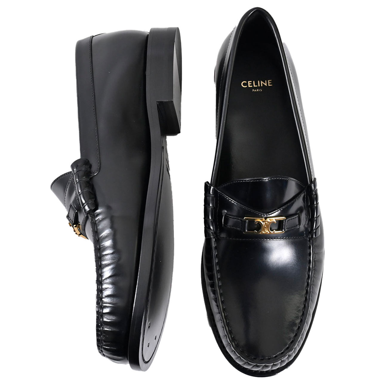 楽天市場】セリーヌ CELINE ローファー ルコ トリオンフ 334773602C