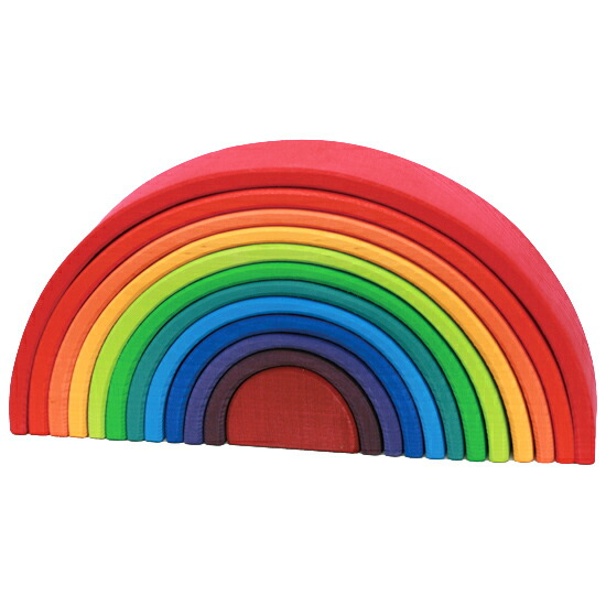 楽天市場】Grimm's Spiel & Holz Design グリムス社 虹色トンネル