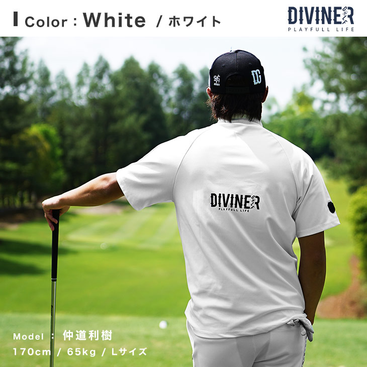 楽天市場】ゴルフウェア メンズ 半袖モックネック Tシャツ メンズ