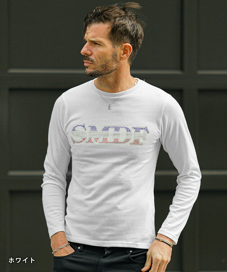 楽天市場】長袖 Tシャツ メンズ ブランド ロンT メンズ 長袖Tシャツ