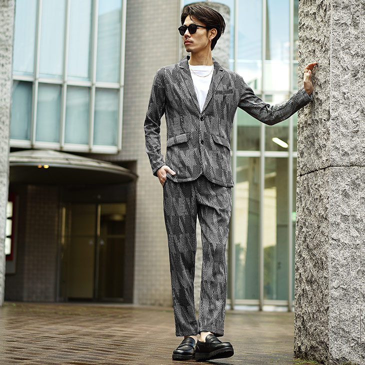 楽天市場】セットアップ メンズ 春 カジュアル テーラードジャケット