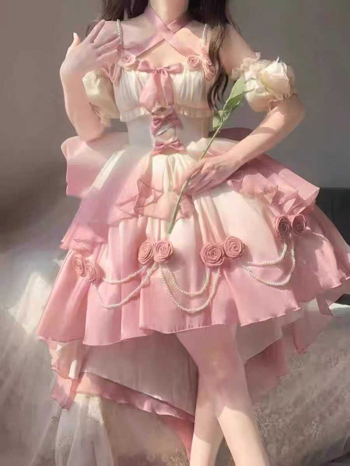 楽天市場】ロリータ jsk ワンピース 可愛い プリンセスドレス お姫様