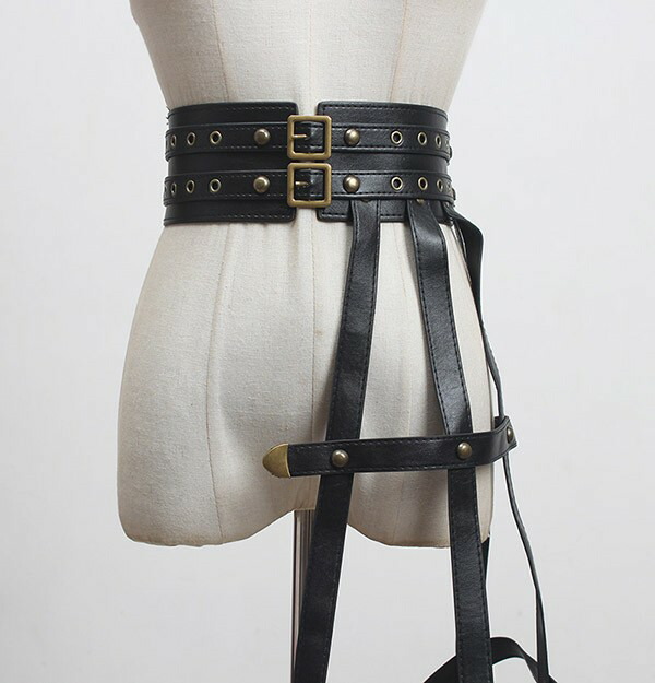 楽天市場】パンクベルト メンズ レディース 鋲ベルト コルセット