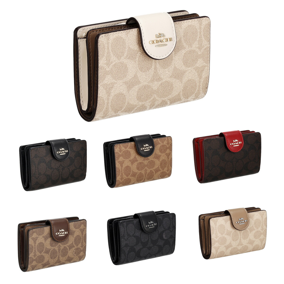 コーチ(COACH) シグネチャー(Signature) 二つ折り レディース二つ折り