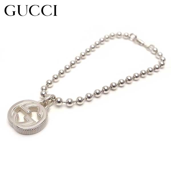 楽天市場】グッチ ブレスレット インターロッキングG ボールチェーン