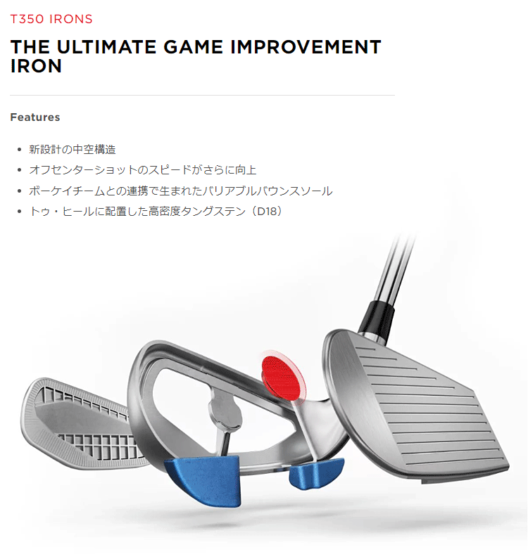楽天市場】Titleist タイトリスト 日本正規品 T350 アイアン スチール