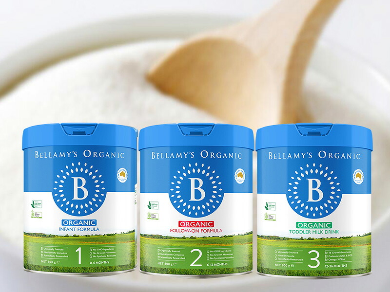 Bellamy’sベラミーズ・オーガニック牛の粉ミルク(12ヶ月〜)3缶 楽天市場】Bellamy's（ベラミーズ）オーガニック Organic 粉ミルク