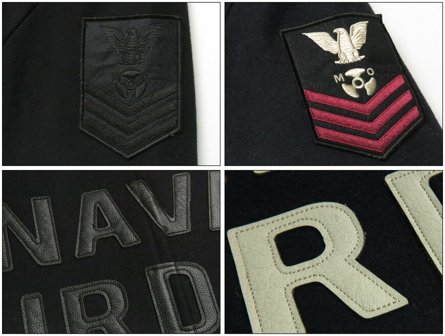 楽天市場】AVIREX アビレックス ライダース ピーコート レザーワッペン