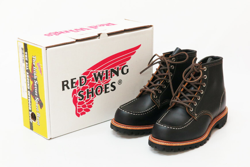楽天市場】REDWING レッドウィング 6インチ モックトゥ レザー ブーツ