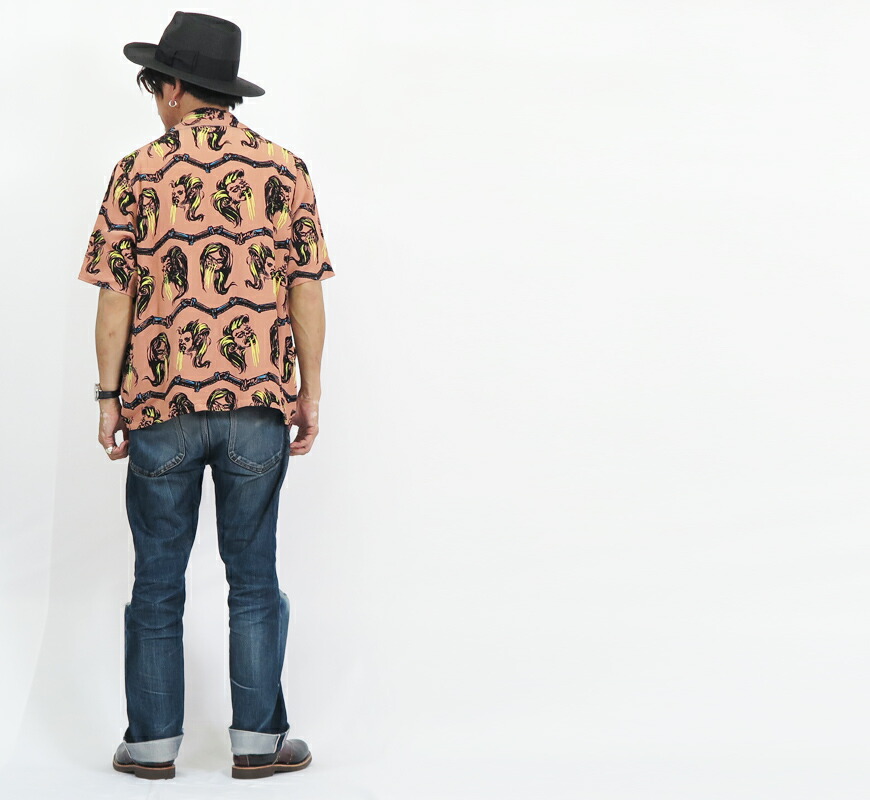 楽天市場】WEIRDO ウィアード 半袖 ビーチシャツ 「VOODOO HEAD」 GLAD