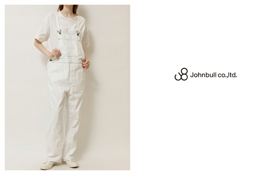 楽天市場】ジョンブル JOHNBULL 13oz ホワイトデニム オーバーオール