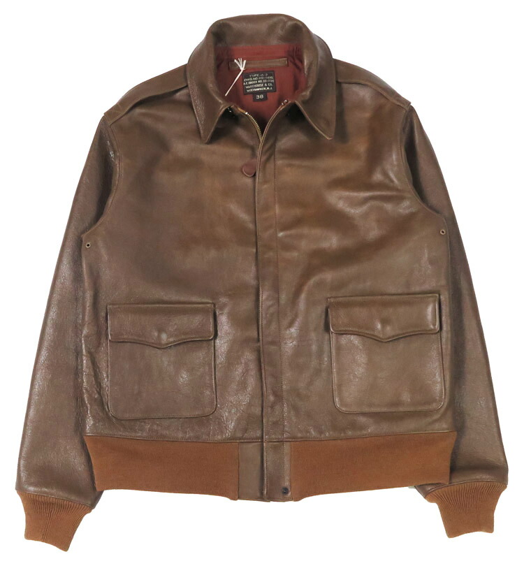 楽天市場】A－2フライトジャケット（カラーブラウン）（メンズ