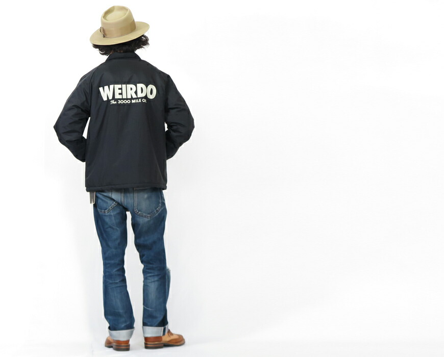 楽天市場】WEIRDO ウィアード 裏ボア コーチジャケット 3000MILE 撥水