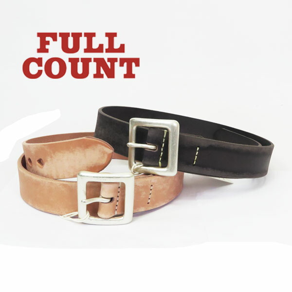 楽天市場】フルカウント FULLCOUNT 5mm厚 Wild Leather Garrison Belt