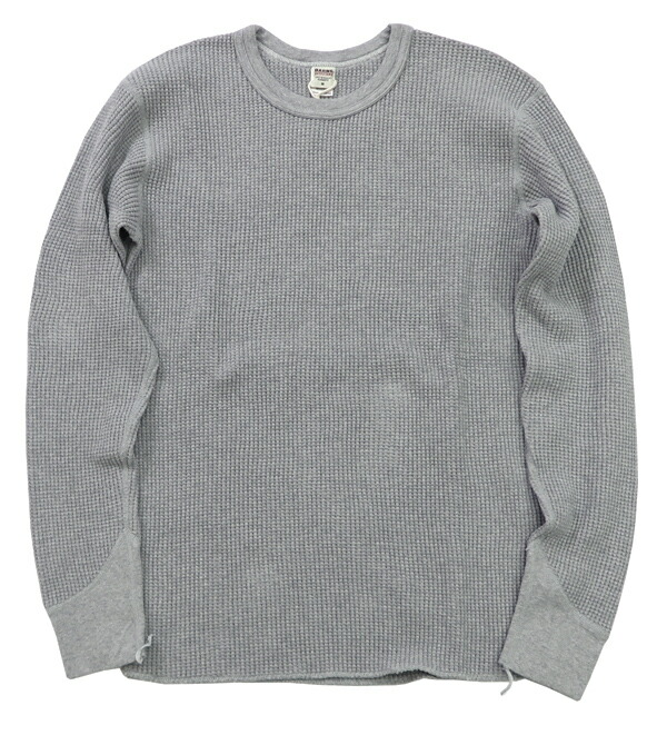 楽天市場】バーンズ BARNS 20/2 ヘビーサーマル 長袖 タフネック T