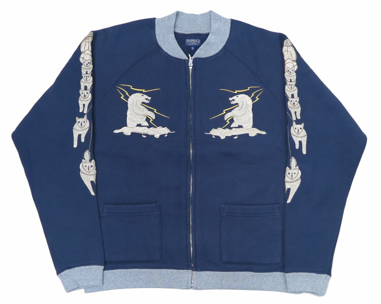 楽天市場】テーラー東洋 Tailor Toyo スカ刺繍 フルジップ スウェット