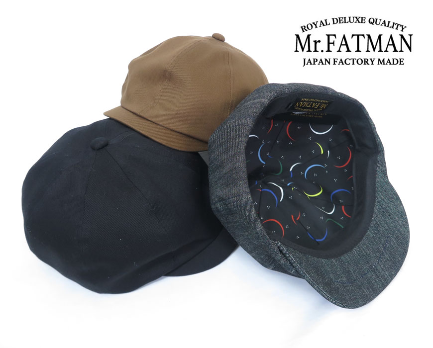 楽天市場】Mr.FATMAN ミスターファットマン 帽子 BEAK NEWSBOY CAP