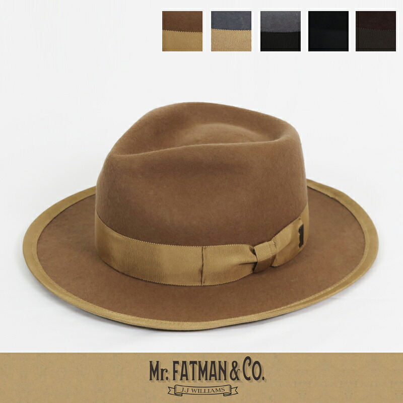 楽天市場】J.J. WILLIAMS FEDORA By Mr.FATMAN ミスターファットマン