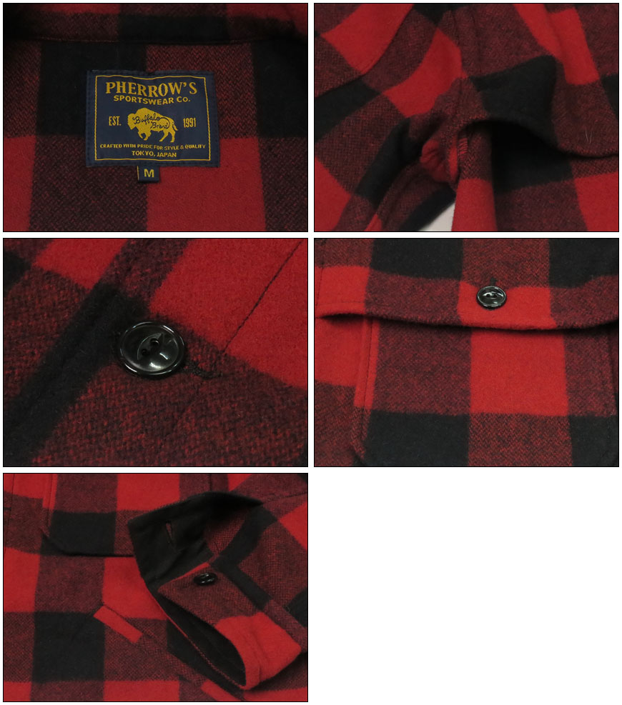 楽天市場】フェローズ Pherrow' ブロックチェック マッキーノ