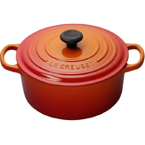 ル・クルーゼ シグニチャー ココット・ロンド 18cm [オレンジ] (鍋