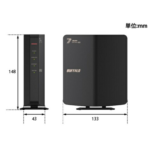 楽天市場】バッファロー(BUFFALO) WSR3600BE4P-BK ブラック Wi-Fi 7 be