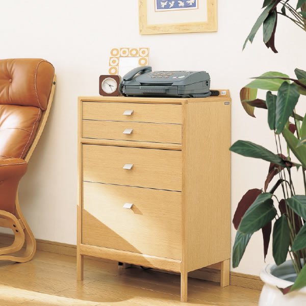 楽天市場】カリモク 電話台 ファックス台 マルチチェスト 幅580mm